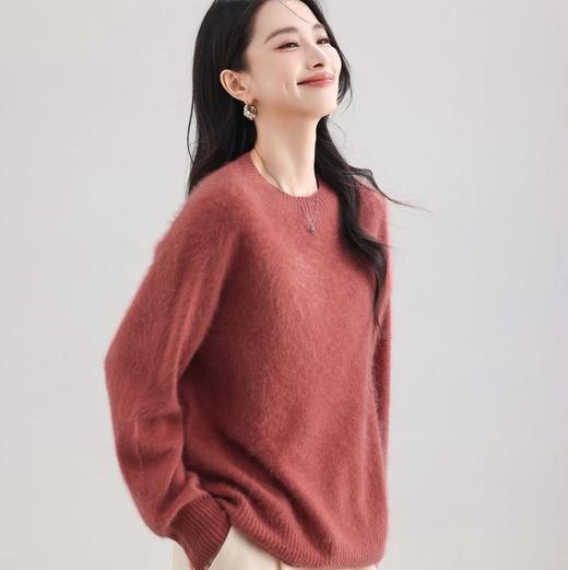 无缝一体工艺拉毛羊毛衫，澳洲羊毛、山羊绒黄金配比，软糯舒适 商品图11