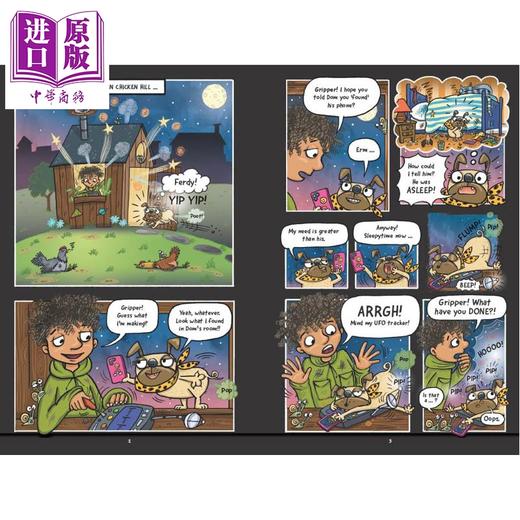 【中商原版】桥梁漫画 鸡山小镇里的战事 Chicken Hill 英文原版 儿童漫画故事绘本书 爆笑短篇故事图像小说 进口童书 7-12岁 商品图1