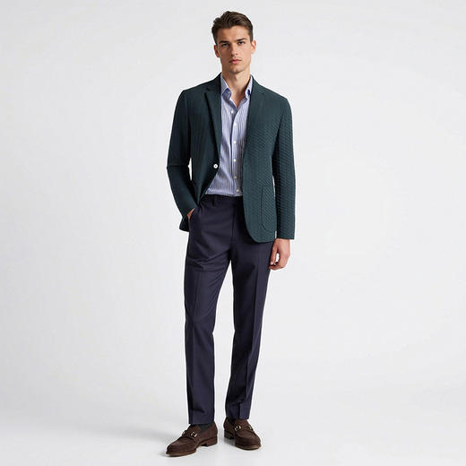 布兰施男士商务西装休闲单西通勤西服都市精英开衫外套 商品图5