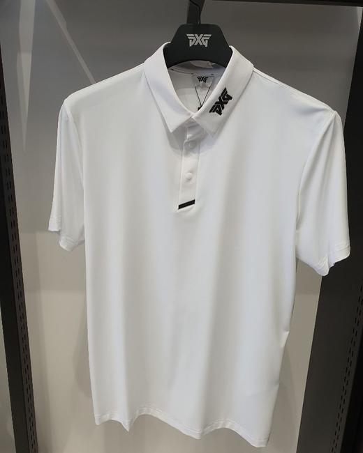 P家女基础短袖POLO衫来了！经典的基础款，黑白两色，虽是基础款但设计细节满满，前后LOGO，门筒内里LOGO印花，外部撞色印花，一件衣服四处印花及压花，弹力面料吸汗透气！ 商品图0