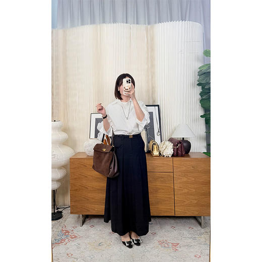 内在秩序感 高智感 极简法式经典白衬衫 棉莱赛尔混纺 北欧品牌出口标准 男朋友的白衬衫 商品图1