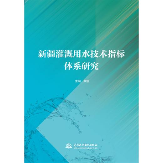 新疆灌溉用水技术指标体系研究 商品图0