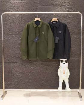 F012216新款男款商务羊毛外套羊绒翻领商务夹克外套