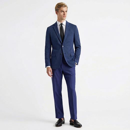 布兰施男士商务休闲单西通勤男西服轻奢西装外套开衫 商品图5