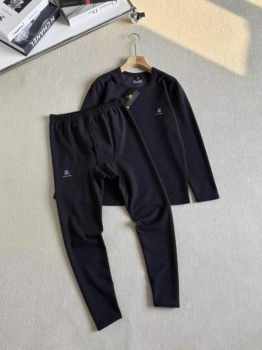 F012234德绒保暖打底衫套装可以外穿的打底衫保暖裤套装 商品图2