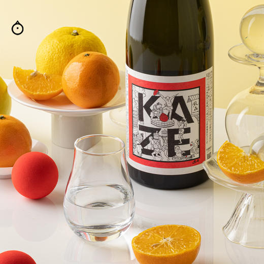 企鹅市集|奈良县风之森酒造 KAZE 露叶风707纯米清酒 限定插画酒标定制版 洋梨青苹果 商品图2