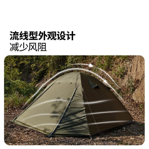 牧高笛晴日帐篷徒步登山户外野营过夜露营装备便携式折叠防雨加厚 商品图0