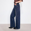 NUTH重工复古水洗蓝直筒牛仔裤女 商品缩略图3