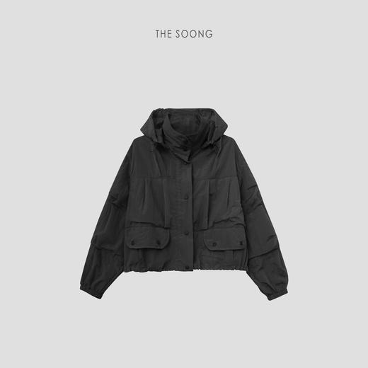 THESOONG早春新款经典超轻盈松弛感多功能连帽夹克外套HWWT7537 商品图3