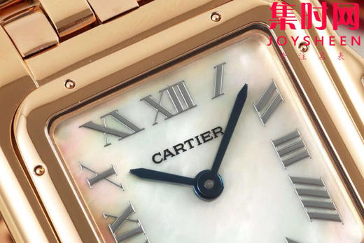 与豹同行 一跃入心 AF卡地亚猎豹系列 贝母面 中号表盘尺寸：27×37mm 女士腕表 商品图3