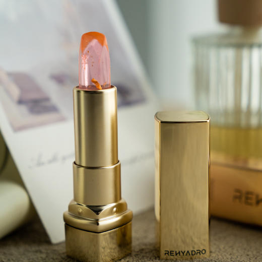 速抢！停产清仓大捡漏！超值2支装！华熙生物旗下！润熙泉 金箔PH值变色唇膏 滋润 修护 提气色3.5g/支 商品图2