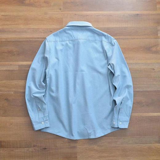 F012233百搭精典款全棉牛津纺衬衫男士商务休闲长袖衬衫 商品图4