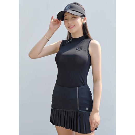 PG家暗黑限量系列压褶女士短裙来了！无论辅料还是面料都是杠杠的！高品质随便对比！每一个百褶摆都是经过车工加工定型的，所以完全不用担心散摆或者洗过后没有百褶，非常有廓形感！ 商品图2