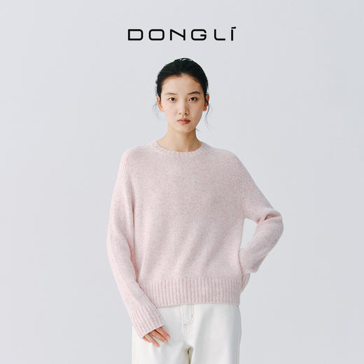 东黎 • 复苏的呼吸 山羊绒女士圆领套衫 6008 商品图1