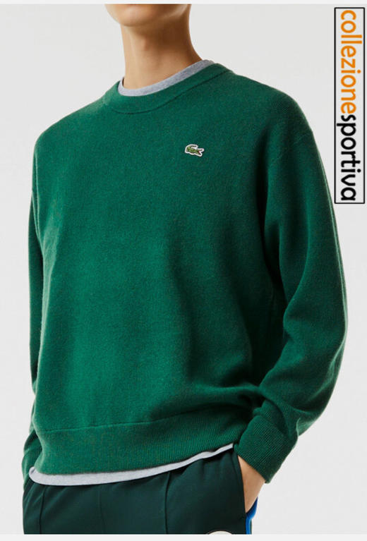 L.A.C 法渔秋冬百搭厚圆领针织衫毛衣 MY155 商品图0