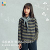【今日之白系列】森林棠26新款羊绒棉复古柔软舒适儿童圆领条纹毛衣60625301【HZ】 商品缩略图1