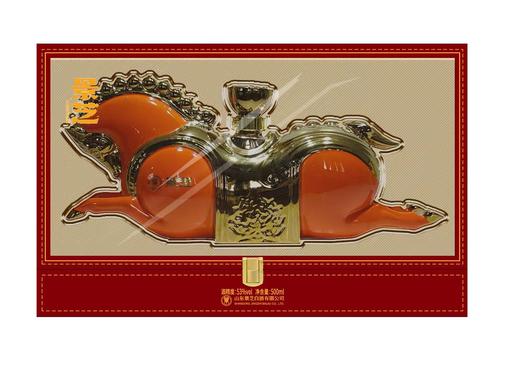 53度500ml景芝生肖马(1*1*2)礼盒装【2026新春好品】 商品图1
