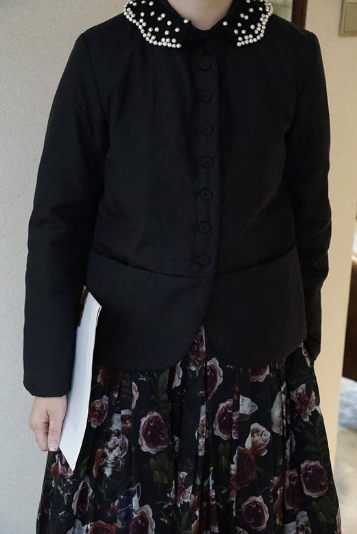 Ecole de Curiosites经典版型丝棉短外套 商品图2