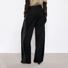 4.10-12号限时8.8折叠券🔥NUTH黑色拼接双褶宽松直筒西裤女 商品缩略图3