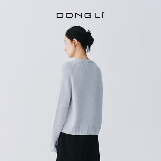 东黎 • 复苏的呼吸 山羊绒女士圆领开衫 6171 商品图3