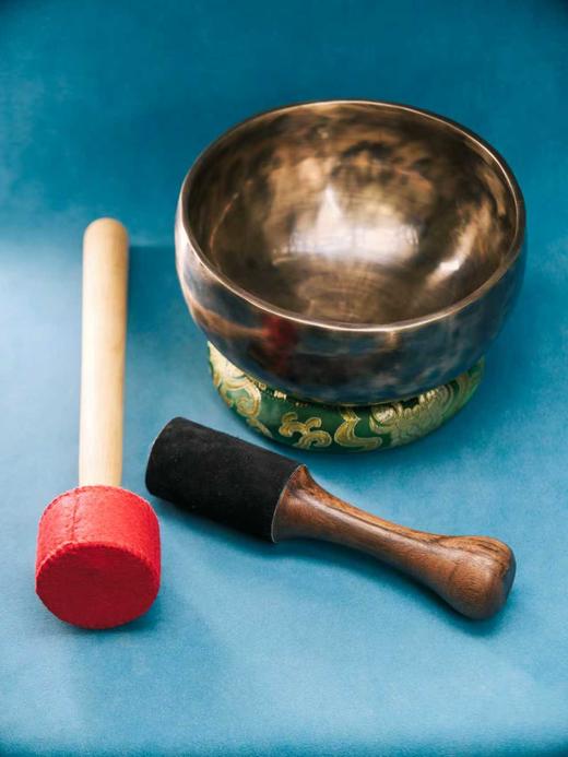 预售｜手工铜钵｜尼泊尔手工素钵虎斑颂钵｜元和学院 商品图2