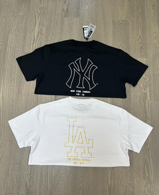 原单正品 New Era纽亦华 新款MLB运动短袖T恤，男女同款，
颜色：黑色 白色
尺码：S—XXL 商品图1