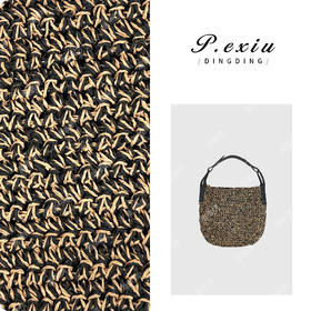 04-5潘依绣丁丁宠粉潘依绣 手工编织女士手提包单肩腋下包 CF1700