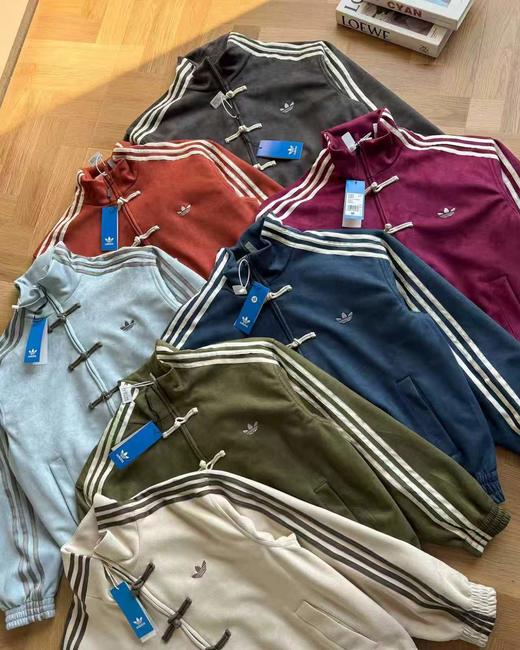 D012245蛇年限定新中式国风唐装麂皮立领外套 商品图2