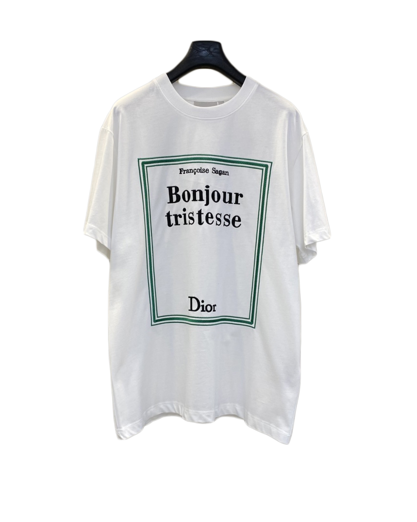 中性款刺绣短袖T恤ba010