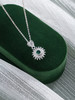 子佩集【昭华永续】银S925套链【PYT5036-XF】项链培育宝石祖母绿2601 商品缩略图5
