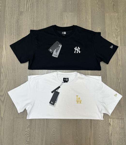 原单正品 New Era纽亦华 新款MLB运动短袖T恤，男女同款，
颜色：黑色 白色
尺码：S—XXL 商品图0