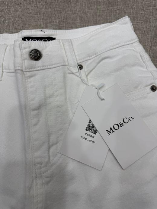 D012278牛仔裤2026春季新款米白色阔腿弯刀裤 商品图13