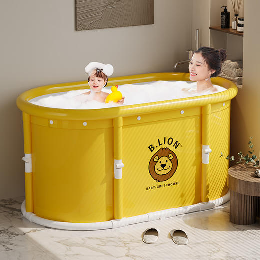 【甄选】【瑶浴专享¥119加价购】2月24号陆续安排发货可折叠浴桶 伸缩开关简单快捷 建筑级别钢架 坚固耐用 一秒速开 无需安装 商品图0