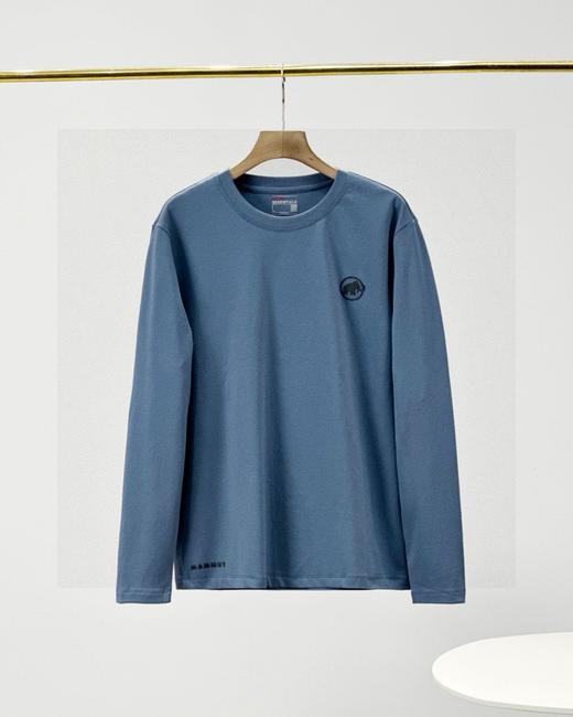 磨毛面料 保暖 舒适萌犸象春季新款磨毛长袖T恤打底保暖上衣采用双面长绒棉 商品图5