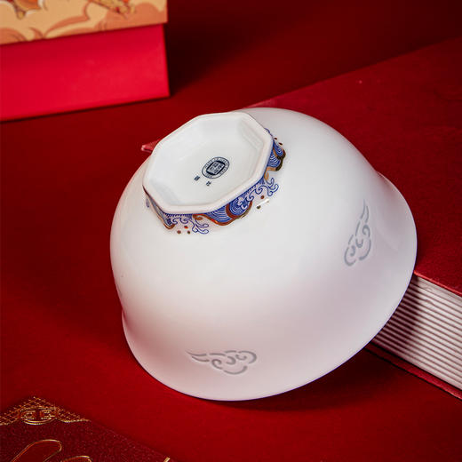 器社 景德镇2026新款 御笔·五福碗 家用餐具 中式过年礼 伴手礼 商品图6