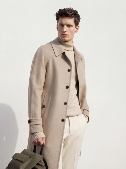 「8款可选」Stylbiella 羊绒羊毛插肩袖大衣 商品图0