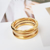 【95新】BVLGARI宝格丽B.zero1系列32430318K黄金三环弹簧戒指60号中性款 120126NJS07 商品缩略图5