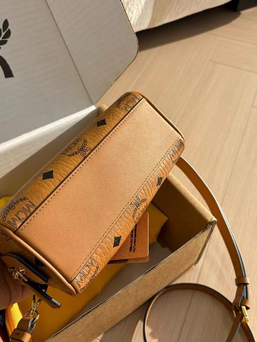 F012228精典干邑色迷你波士顿保龄球手提斜挎包mini包 商品图8