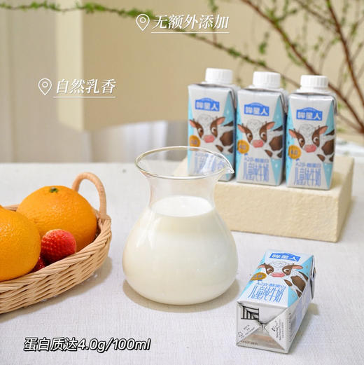 石家庄优选仓库速达，哞星人-A2β-酪蛋白纯牛奶，蛋自质4.0g/100ml，专为孩子而来的A2β-酪蛋白纯牛奶，200mLx12盒 商品图5