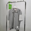 F012223春夏四条纹下摆小开叉纯棉短袖POLO衫男女同款 商品缩略图12