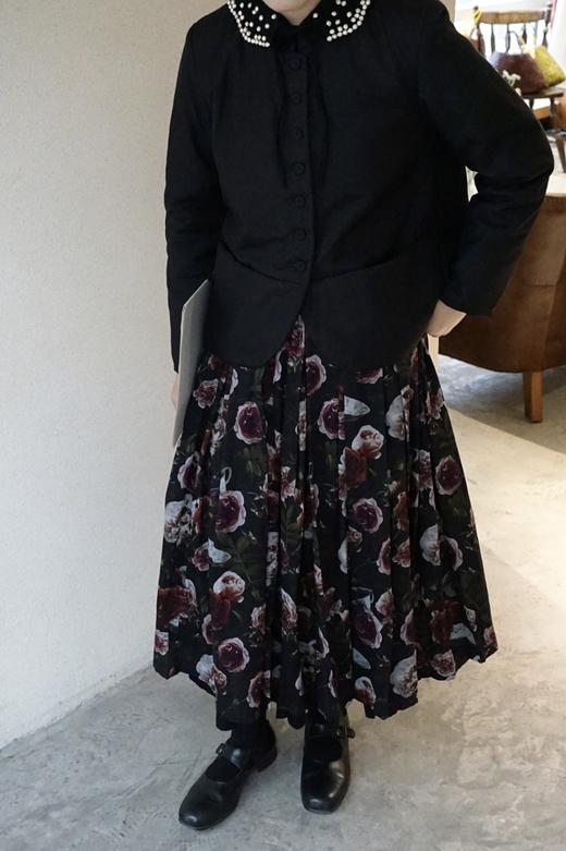 ECOLE DE CURIOSITES限定花纹半裙 商品图1