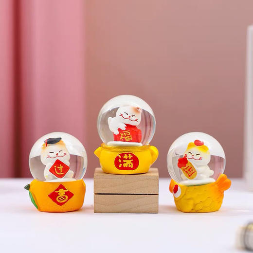 好运猫水晶球水晶球-纪念日百货门店同款169444125 商品图0