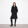 NUTH“立体褶量”黑色宽松可隐藏连帽夹克外套女 商品缩略图1