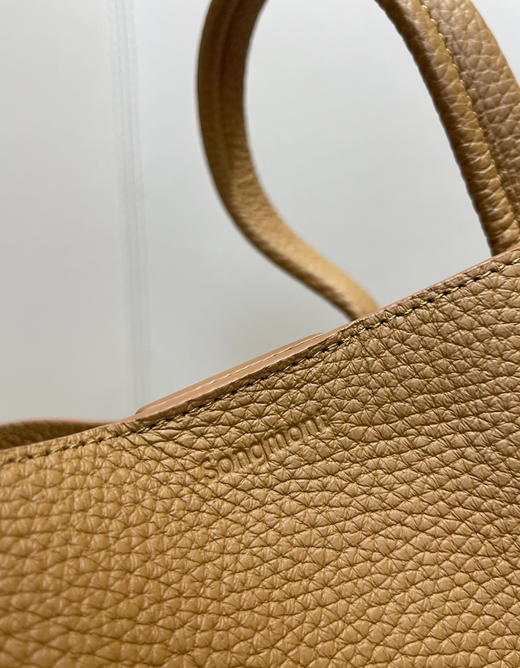 正品Songmont女士菜篮子真皮水桶包012202 商品图5