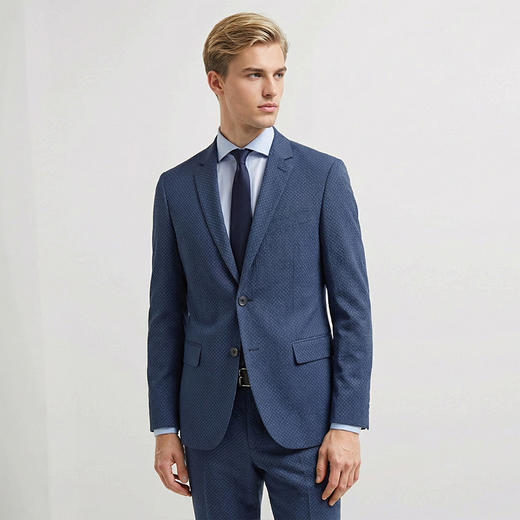 布兰施男士商务休闲单西通勤男西服轻奢西装外套开衫 商品图2