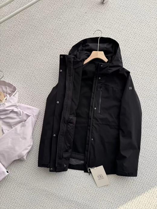 F012213新款2026冲锋衣2级防泼水防风男女软壳内胆三合一夹克 商品图1