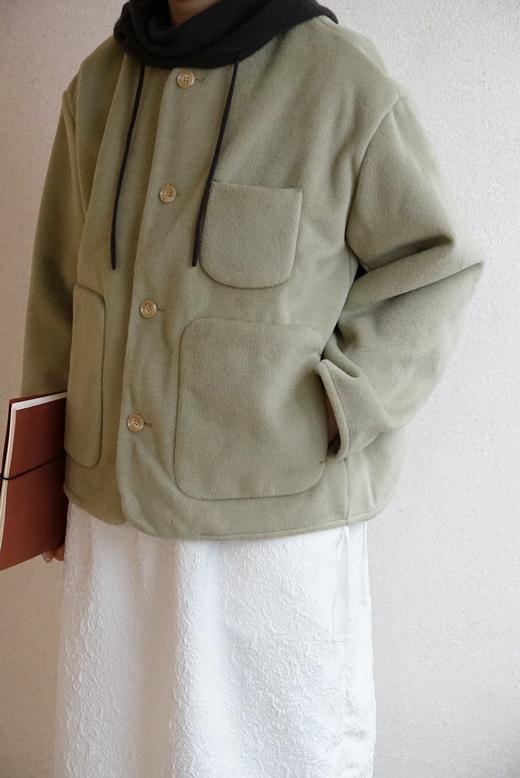 (4折) Nouvelles du paradis 鼠尾草绿短外套 商品图2