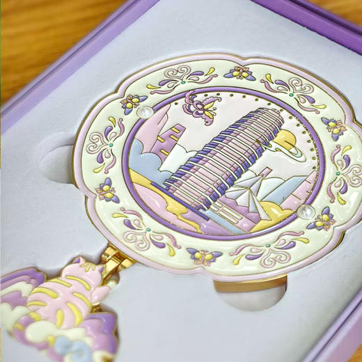 【地铁礼物】“照财镜宝”折叠立式手持镜 商品图1