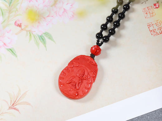 朱砂生肖马守护神大势至菩萨 商品图3