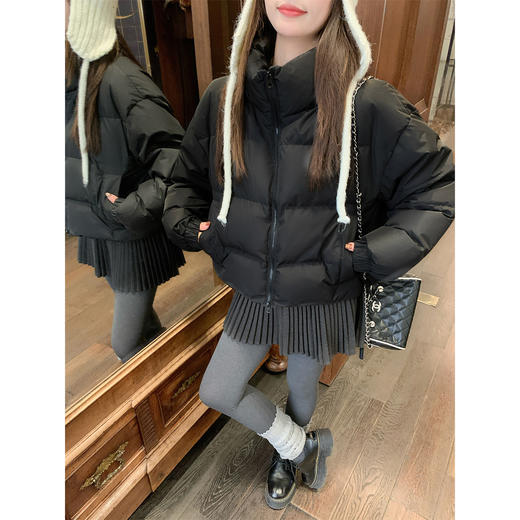 <曾小咸推荐>现货秒杀 ！微信超特价！美式复古短款立领羽绒服 日常449.99 立减160 秒杀289.99！！ 商品图1